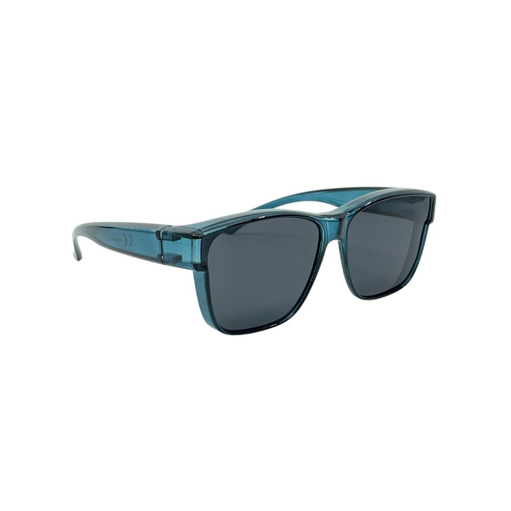 ADE WU Trendy Square Aviator Sunglasses Blue Green UV400 New